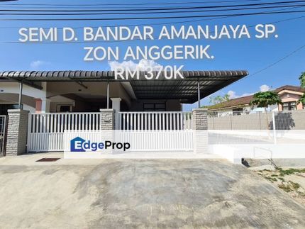 Semi d Bandar Amanjaya Zon Anggerik Sungai petani untuk dijual, Kedah, Sungai Petani