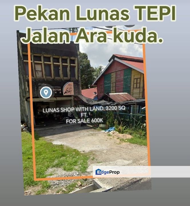 Kedai 2 tingkat dengan luas tanah 3200 sq ft LUNAS, Kedah, Lunas