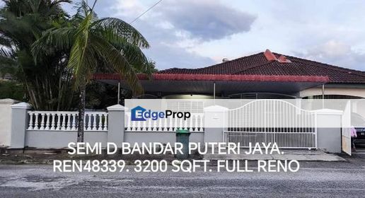 FULL LOAN SEMI D BANDAR PUTERI JAYA SUNGAI PETANI, Kedah, Kuala Muda