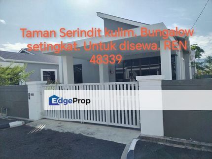 FOR RENT BUNGALOW SETINGKAT TAMAN SERINDIT KULIM, Kedah, Kulim