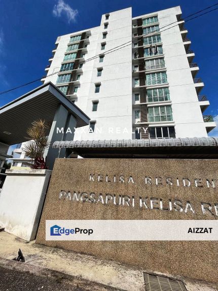 ‼️LOW DENSITY  & BIGGEST UNIT Pangsapuri Kelisa Residensi For Sale‼️ , Penang, Seberang Jaya