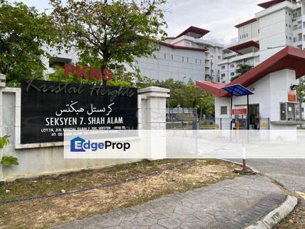 Fully Furnished Apartment For Rent At  Kristal Heights, Seksyen 7, Selangor, Shah Alam