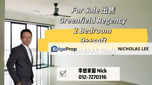 Greenfield Regency 2 bedroom for sale , Johor, Tampoi