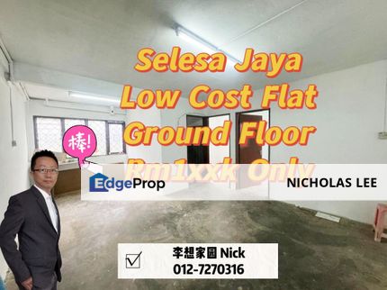 Selesa Jaya Ground floor Flat for sale, Johor, Skudai