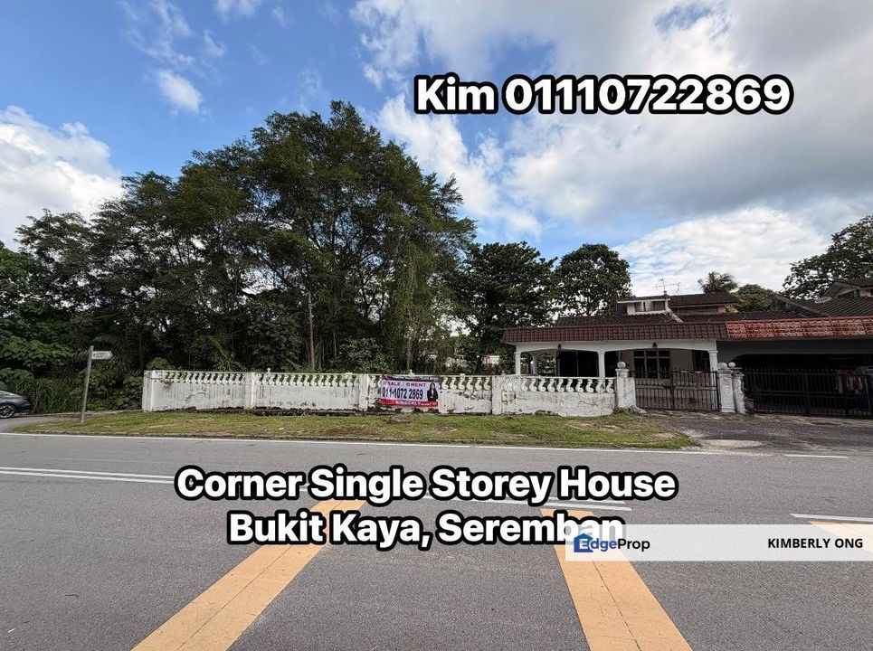 Corner Single Storey House Sale , Negeri Sembilan, Seremban