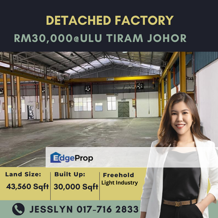 Ulu Tiram , Detached Factory, Johor, Ulu Tiram