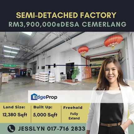 Jalan Maju Taman Perindustrian Desa Cemerlang, Johor, Ulu Tiram