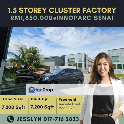 Innoparc Senai , Jalan Scientex Jaya Renovated For Sale, Johor, Senai