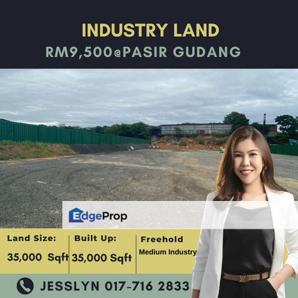 Pasir Gudang, Industrial Land For Rent, Johor, Pasir Gudang