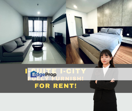 I-Suite I-City Fully Furnish For Rent Seksyen 7 Shah Alam Link Bridge to Central I-City, Selangor, Shah Alam