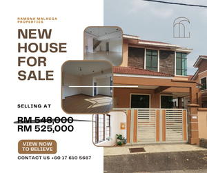New Unit Double Storey Semi-D Durian Tunggal Krubong Melaka for Sale ...