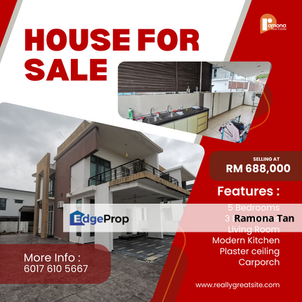 Renovated Double Storey Semi-D Taman Vista Kirana Ayer Keroh Melaka, Melaka, Ayer Keroh