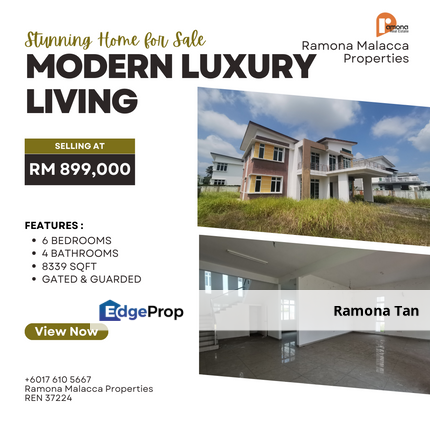 8339sqft Double Storey Bungalow Ayer Keroh Bemban Melaka, Melaka, Ayer Keroh