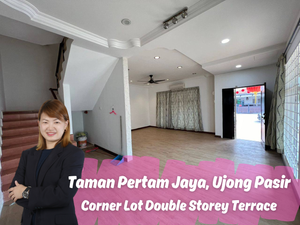 Corner Lot Double Storey Terrace Pertam Jaya Ujong Pasir Melaka for ...