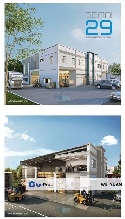 Senai 29 @semi d factory for rent, Johor, Senai