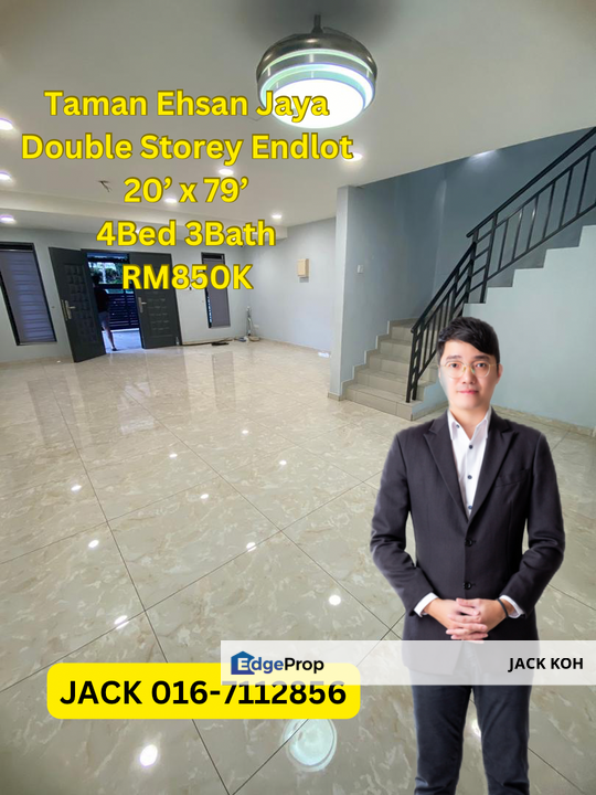 Taman Ehsan Jaya Double Storey Terrace House for Sale @RM850,000 By ...