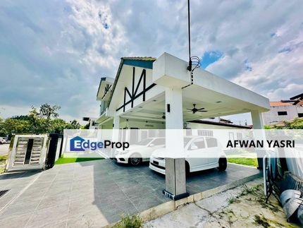 FULLY RENOVATED | FACING OPEN SPACE | FULLY FURNISHED End Lot Double Storey Jalan Platinum Seksyen 7 Shah Alam, Selangor, Shah Alam