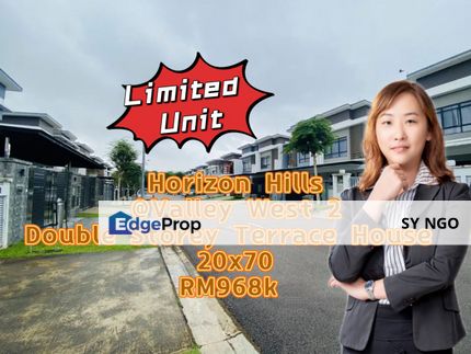 Horizon Hills @Valley West 2 Double Storey Terrace House For Sale , Johor, 
