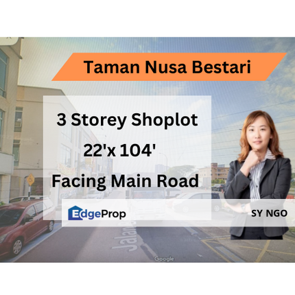 Nusa Bestari 3 Storey Shoplot/ Facing Main Road/ Hot Area , Johor, 