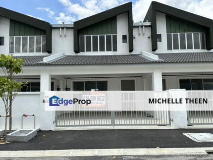 Facing Field Brand New & Never Occupied Double Storey Terrace House for Rent @ Klebang, Perak, Kinta