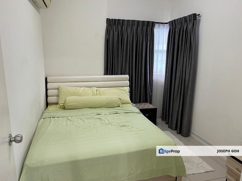 Ujana executive apartment 4 rooms with fully furnished for rent, sale, Johor, East Ledang