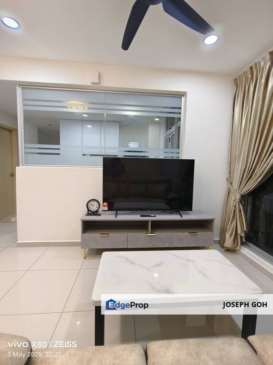 Midas Seri Alam Serviced Apartment for rent fully furnished with high floor view, Johor, Pasir Gudang