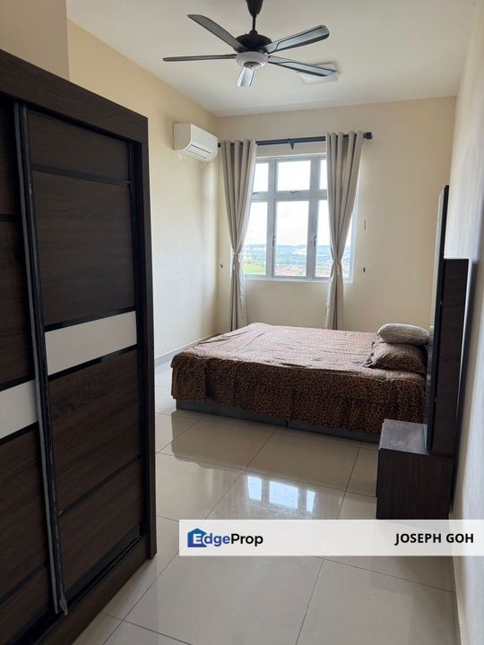 Meridin Bayvue Apartment Masai, 3 Bedrooms with fully furnished, Available Now, Johor, Masai