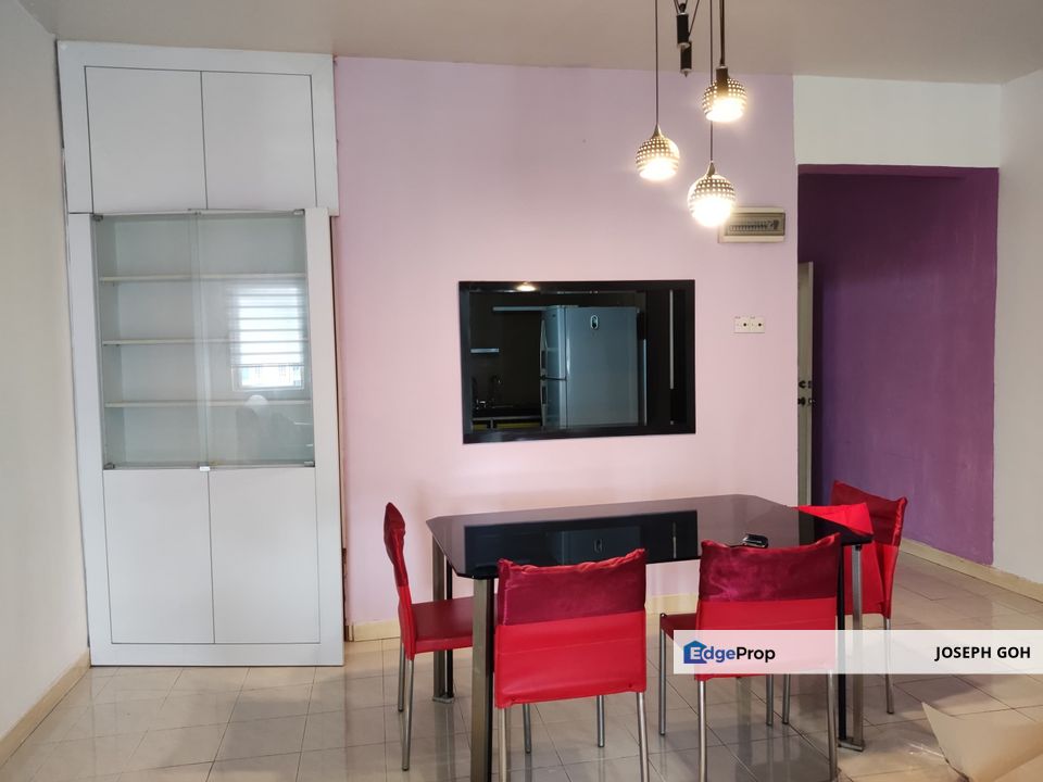 Permas Ville Apartment, high floor, 3 bedrooms with fully furnished , Johor, Johor Bahru