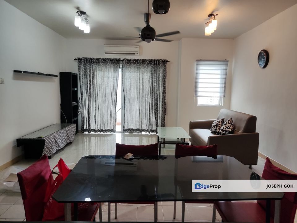 Permas Ville Apartment, high floor, 3 bedrooms with fully furnished , Johor, Johor Bahru