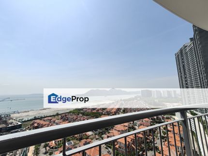 Balcony Face Sea View, worth to own it , Penang, Gelugor