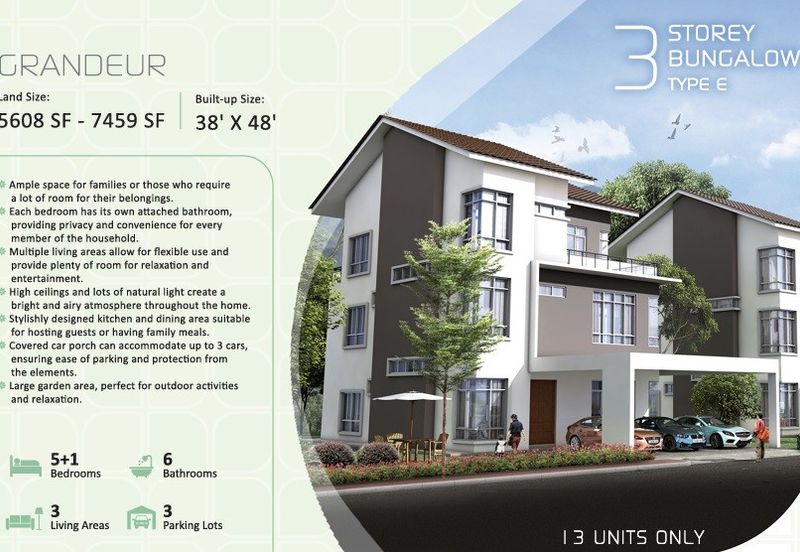 New Project 3 Storey Bungalow Gated & guarded Taman Lembah Permai, Kota Permai Bukit Mertajam