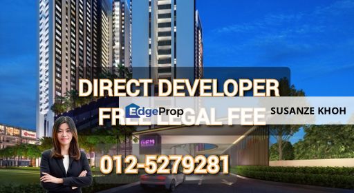 No Agent Fee, Free Legal Fee Gem Residence, Penang, Seberang Jaya