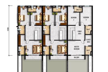 Double Storey Terrace