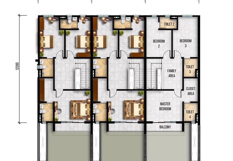 Double Storey Terrace