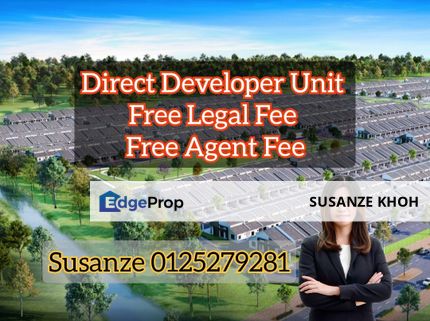 Save Legal Fee Direct Developer, Free Agent Fee D'Aleena, Penang, Tasek Gelugor