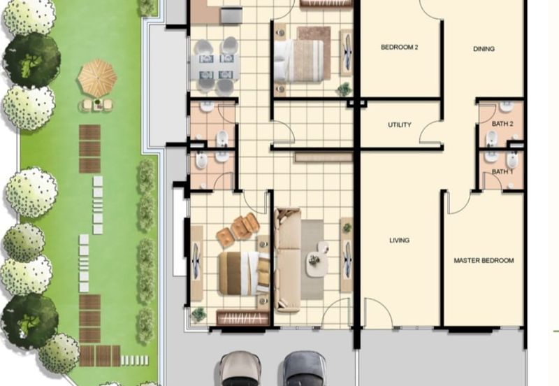 D'Aleena Taman Perda Permai Single Storey