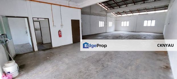 Ipoh pengkalan full covered 1.5 storey semi-d factory for rent, Perak, Ipoh