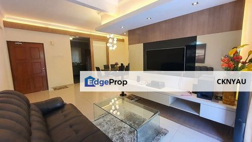 Ipoh tigerlane rayaria fully furnished gated guarded renovated 3 rooms condo for sale, Perak, Kinta