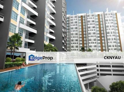 Ipoh town majestic fully furnished gated guarded 2 rooms condo for rent, Perak, Kinta