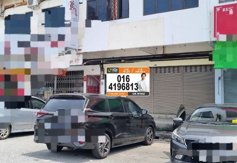Ipoh menglembu nice location double storey shoplot for sale