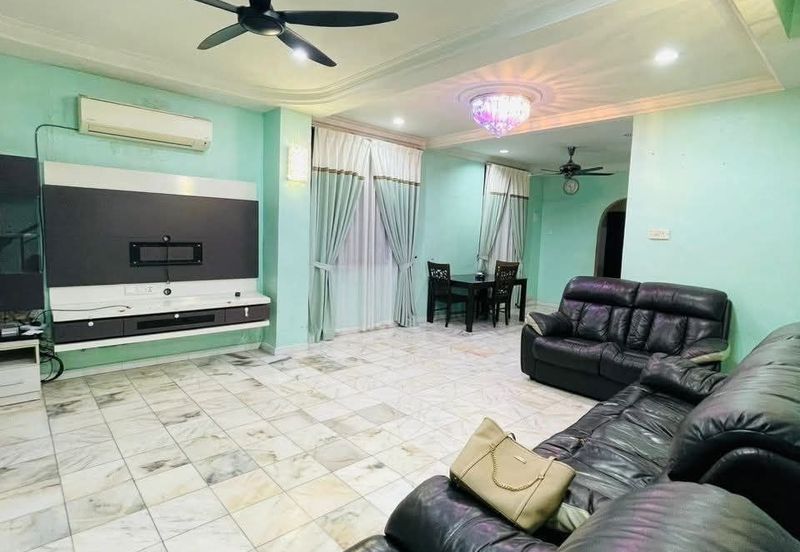 Ipoh klebang restu fully furnished double storey inter corner house for rent