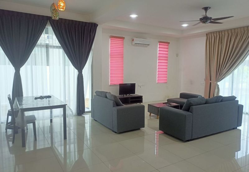 Ipoh meru desa park fully furnished 2 storey semi-d house for rent
