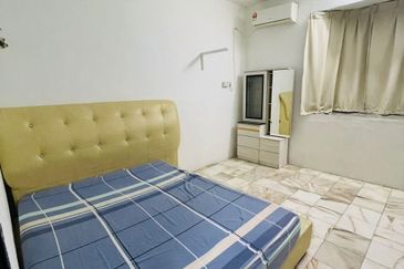 Ipoh klebang restu partial furnished 2 sty inter corner house for rent