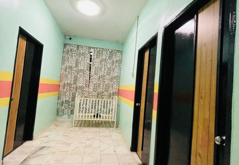 Ipoh klebang restu partial furnished 2 sty inter corner house for rent