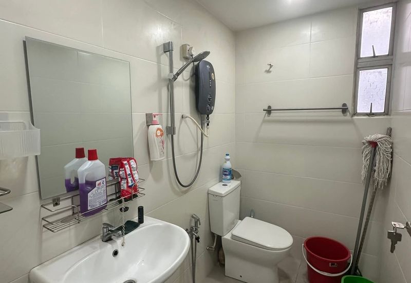 Ipoh gunung rapat hillcity fully furnished gated guarded 3 rooms condo for rent