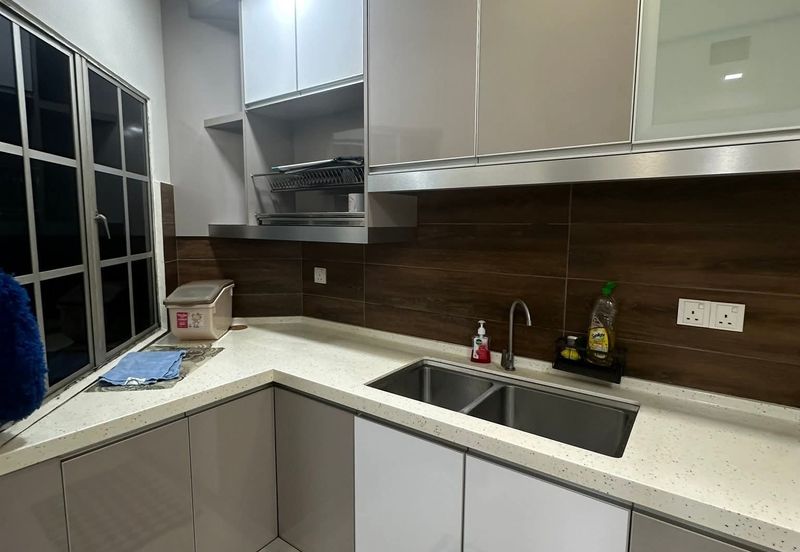 Ipoh gunung rapat hillcity fully furnished gated guarded 3 rooms condo for rent