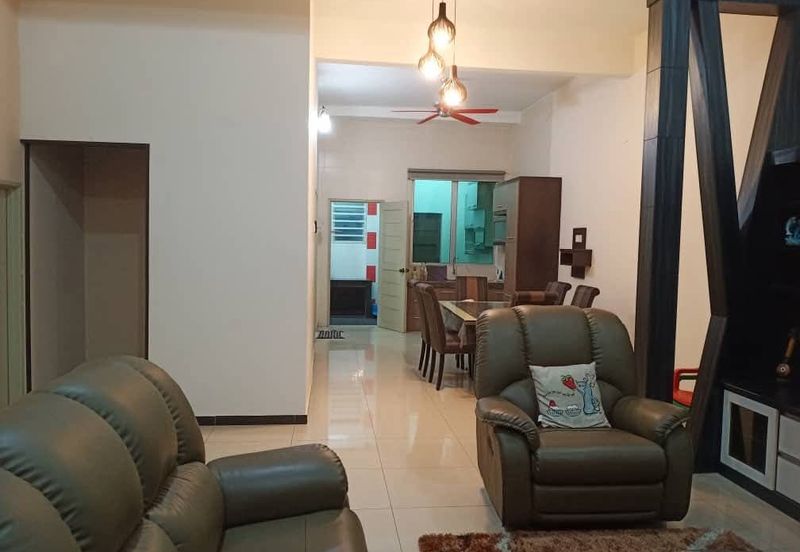 Ipoh chemor fully furnished double storey house for rent