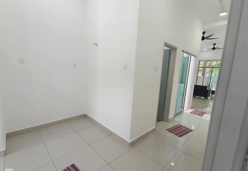 Ipoh klebang sierra partial furnished facing empty land 1 sty house for rent
