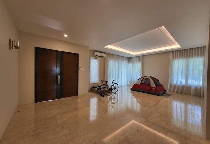 Ipoh tambun upland partial furnished 2sty semi-d corner house for rent