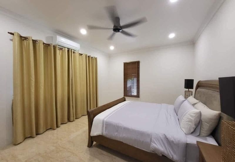 Ipoh tambun upland partial furnished 2sty semi-d corner house for rent